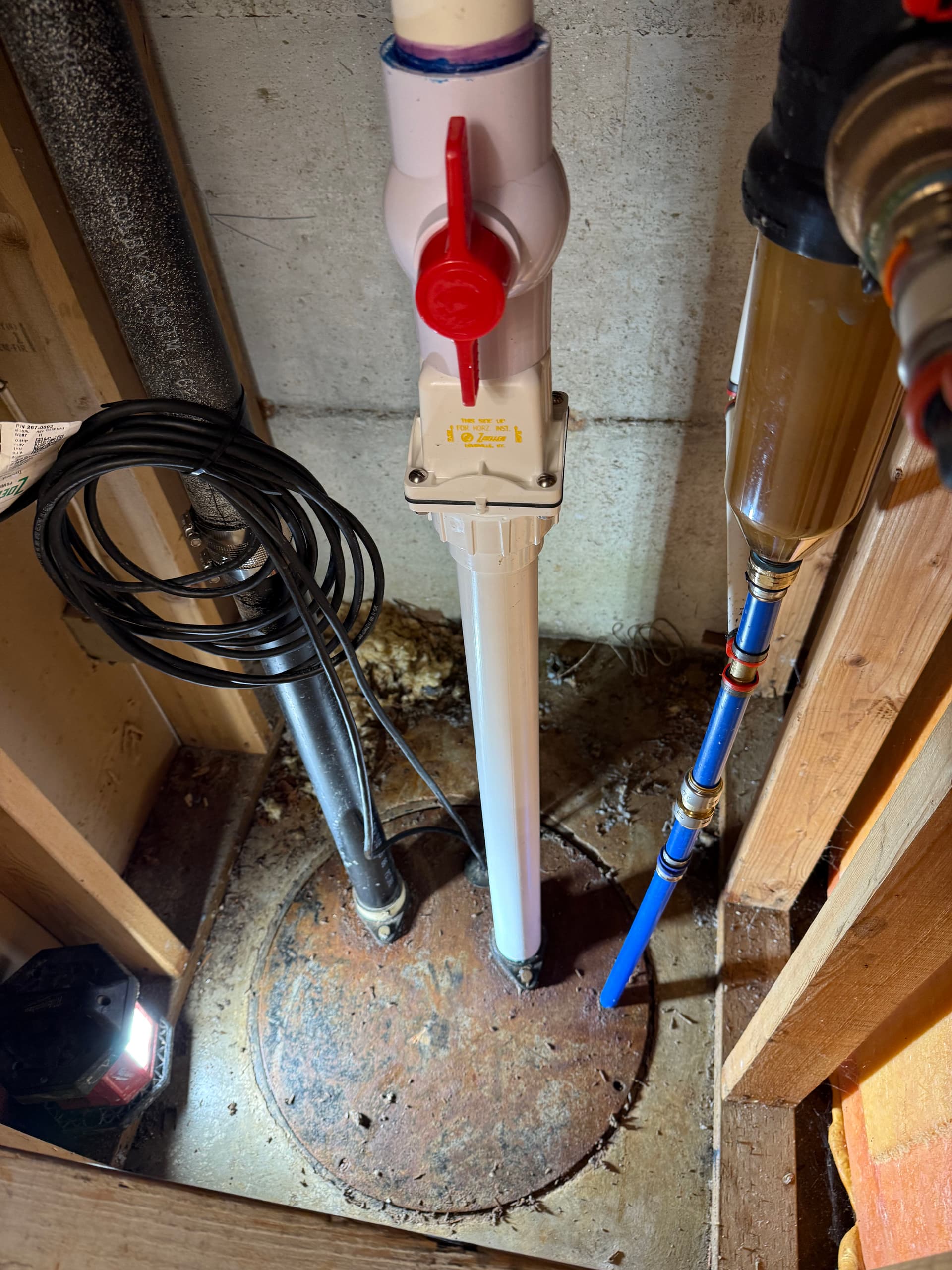 Gallery photos for Basement Safety Boost with New Sewage Pump Installation: Image #1